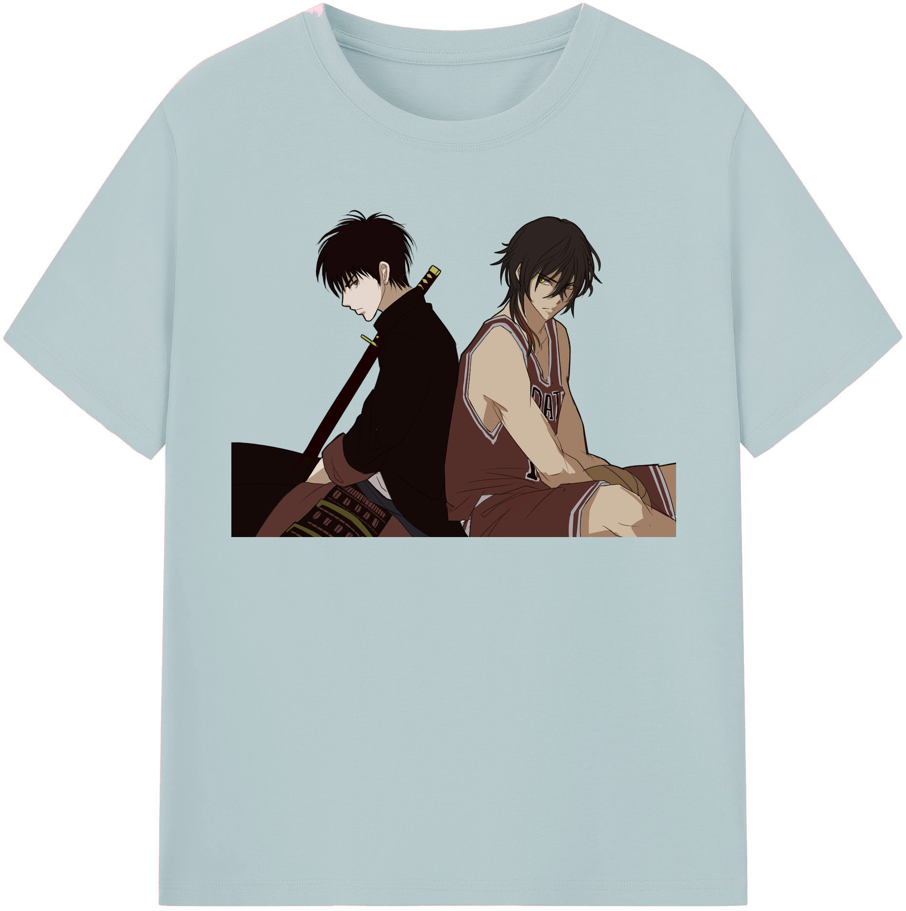 SLAM DUNK／スラムダンク 綿100％半袖Tシャツ（フロントプリント）